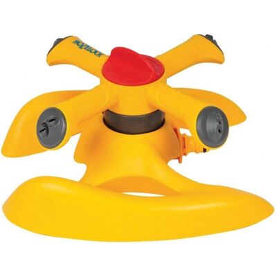 Hozelock 2520 Water Sprinkler - Rotating 4-Arm, 254m², Grey, Yellow Hozelock 2520 Water Sprinkler - Rotating 4-Arm, 254m², Grey, Yellow