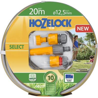 Hozelock 6020P9000 Wąż ogrodowy - 20m PVC Szary, Żółty Hozelock 6020P9000 Wąż ogrodowy - 20m PVC Szary, Żółty