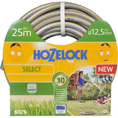 Manguera de Jardín Hozelock 6025P0000 - 25m PVC Gris, Amarillo Manguera de Jardín Hozelock 6025P0000 - 25m PVC Gris, Amarillo