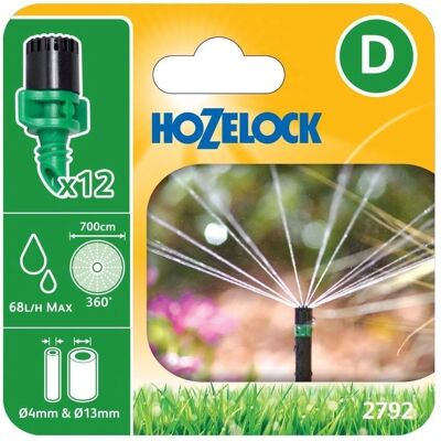 Hozelock Micro jet 360° Irrigation Sprinkler - Irrigation Sprinkler Hozelock Micro jet 360° Irrigation Sprinkler - Irrigation Sprinkler