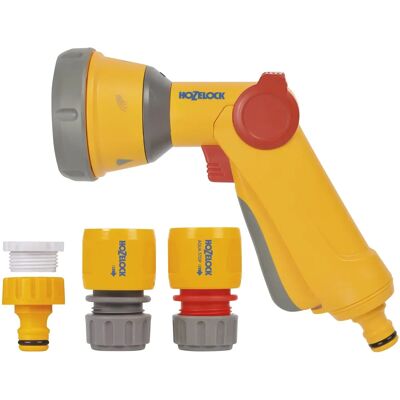 Hozelock 2343 Set Pistola Multispray - Attacchi Tubo Giardino Hozelock 2343 Set Pistola Multispray - Attacchi Tubo Giardino