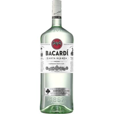 Bacardí Carta Blanca Superior 37,5% - 1,5 l Bacardí Carta Blanca Superior 37,5% - 1,5 l