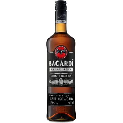 Bacardi Carta Negra - Black Rum 70cl - Medium-bodied Bacardi Carta Negra - Black Rum 70cl - Medium-bodied