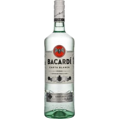 Bacardi Carta Blanca Rum - 1L - Vanille Mandel Geschmack Bacardi Carta Blanca Rum - 1L - Vanille Mandel Geschmack