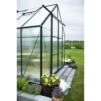 Halls Magnum Gewächshaus 9,9 m² - Aluminium, Polycarbonat, Belüftung Halls Magnum Gewächshaus 9,9 m² - Aluminium, Polycarbonat, Belüftung