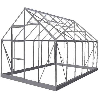 Halls Universal Garten-Gewächshaus - 9,9m² Aluminium Glas Halls Universal Garten-Gewächshaus - 9,9m² Aluminium Glas