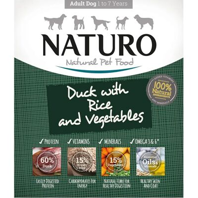 Naturo Duck & Rice with Vegetables Wet Food - Wet Dog Food Naturo Duck & Rice with Vegetables Wet Food - Wet Dog Food