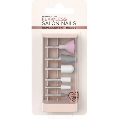 Flawless Finishing Touch Salon Nails Ersatzköpfe - Nagelpflege-Set Flawless Finishing Touch Salon Nails Ersatzköpfe - Nagelpflege-Set