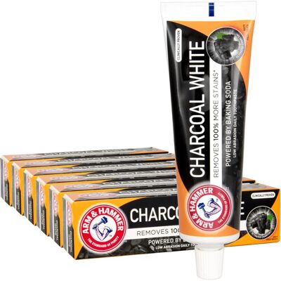 Creme Dental Branqueador de Carvão Ativo Arm & Hammer Pro - Creme Dental Creme Dental Branqueador de Carvão Ativo Arm & Hammer Pro - Creme Dental