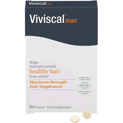 Viviscal - Hair Supplements for Men - Pack of 60 Tablets Viviscal - Hair Supplements for Men - Pack of 60 Tablets