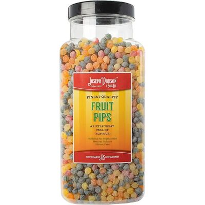Joseph Dobson & Sons Fruit Pips Sweets - 2.72 Kg - Type: Hard Boiled, Flavored, Assorted Joseph Dobson & Sons Fruit Pips Sweets - 2.72 Kg - Type: Hard Boiled, Flavored, Assorted