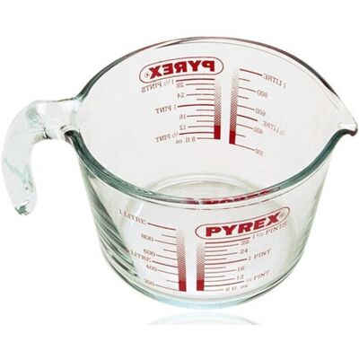 Pyrex 1 L Glas Messbecher - Hitzebeständig, 10 Jahre Garantie Pyrex 1 L Glas Messbecher - Hitzebeständig, 10 Jahre Garantie