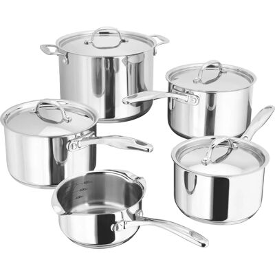 Stellar S7F4 7000 5 Piece Saucepan Set - Cookware Set Stellar S7F4 7000 5 Piece Saucepan Set - Cookware Set