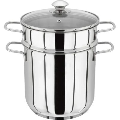 Judge JA80 Stainless Steel Pasta Pot - 20cm, 5.2L Judge JA80 Stainless Steel Pasta Pot - 20cm, 5.2L