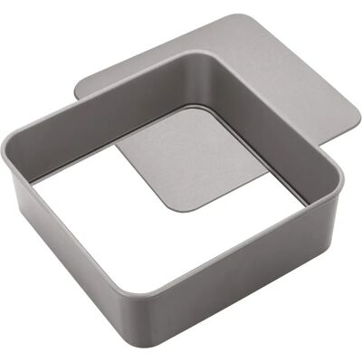 Judge Bakeware 23cm Square Cake Tin - Heavy Duty Non-Stick, Loosen Base Judge Bakeware 23cm Square Cake Tin - Heavy Duty Non-Stick, Loosen Base