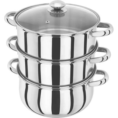 Judge Horwood Basics 24cm 3 Tier Steamer - Steamer Judge Horwood Basics 24cm 3 Tier Steamer - Steamer