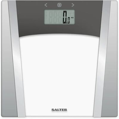 Salter Large Display Glass Body Analyzer - Bathroom Scales - 180 kg Salter Large Display Glass Body Analyzer - Bathroom Scales - 180 kg
