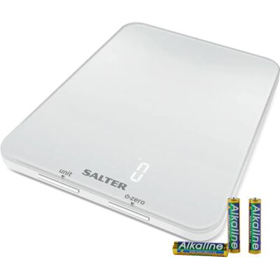 Salter 1180WH Ghost Kitchen Scale - White - 5 KG Max Capacity Salter 1180WH Ghost Kitchen Scale - White - 5 KG Max Capacity