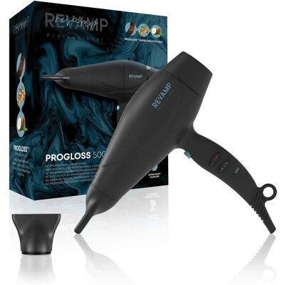 Sèche-cheveux Revamp DR-5000-EU - 2400W, Technologie Ionique - Publicité Sèche-cheveux Revamp DR-5000-EU - 2400W, Technologie Ionique - Publicité