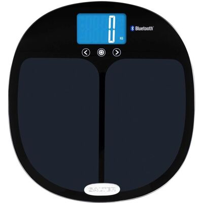 Salter Modell 9192BK3R Bluetooth Smart Badezimmerwaage - Schwarz Salter Modell 9192BK3R Bluetooth Smart Badezimmerwaage - Schwarz