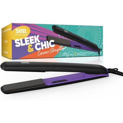Homedics SBB Sleek & Chic Keramik Glätteisen - Haarstylinggerät Homedics SBB Sleek & Chic Keramik Glätteisen - Haarstylinggerät