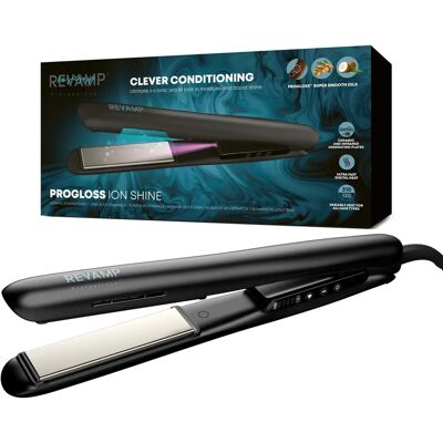 Revamp Progloss Ion Shine Fer à Lisser - Technologie ionique - Publicité Revamp Progloss Ion Shine Fer à Lisser - Technologie ionique - Publicité