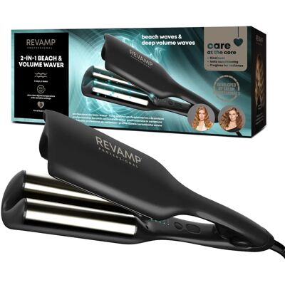 Revamp Progloss 2 In 1 Beach & Volume Waver - Hair Waver Revamp Progloss 2 In 1 Beach & Volume Waver - Hair Waver