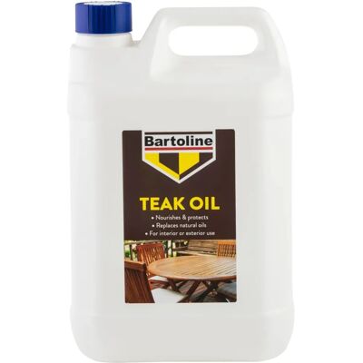 Bartoline Teak Oil - 5 Litre Oil Bartoline Teak Oil - 5 Litre Oil