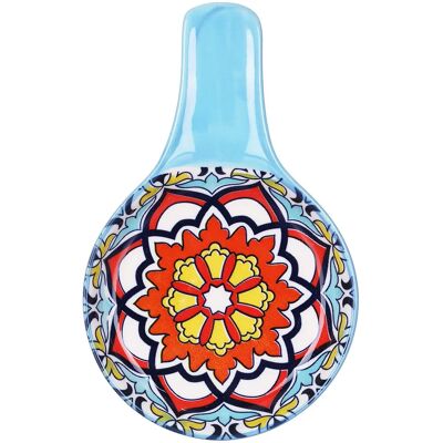 Tuscany Orange Fine China Spoon Rest - Kitchen & Dining Tuscany Orange Fine China Spoon Rest - Kitchen & Dining