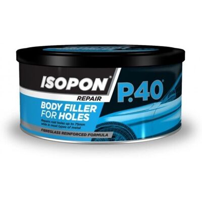 U-POL P.40 Body Filler - Rust Hole Repair - 600ml U-POL P.40 Body Filler - Rust Hole Repair - 600ml