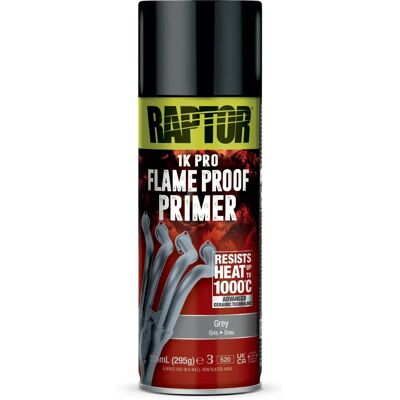U-Pol Raptor 1k Pro Grey/Red Flame Proof Primer - Primer U-Pol Raptor 1k Pro Grey/Red Flame Proof Primer - Primer