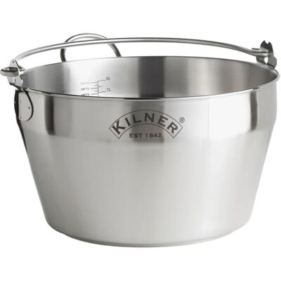Kilner Stainless Steel Jam Pan - 8L, Silver, 30cm - Jam Pan Kilner Stainless Steel Jam Pan - 8L, Silver, 30cm - Jam Pan