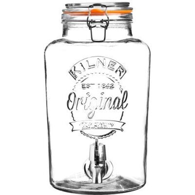 Kilner 8L Glass Drankdispenser - Lufttett & Gjenbrukbar Kilner 8L Glass Drankdispenser - Lufttett & Gjenbrukbar