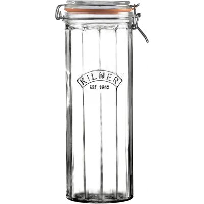 Kilner 2,2L Facetglas Pot - Voedselopslag Kilner 2,2L Facetglas Pot - Voedselopslag