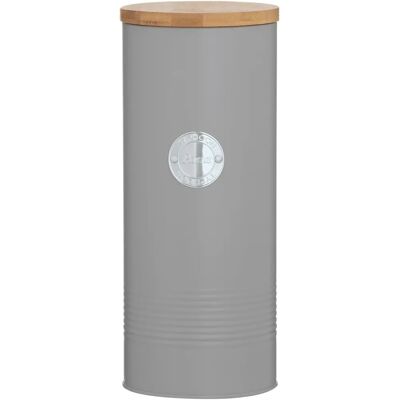 Typhoon Living Collection Pasta Canister - 2.5L, Grey Typhoon Living Collection Pasta Canister - 2.5L, Grey