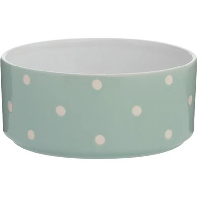 Mason Cash Polka Dot Sage Green 18cm Hundenapf - Hundenapf Mason Cash Polka Dot Sage Green 18cm Hundenapf - Hundenapf