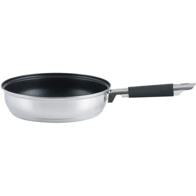 Viners 22cm Stainless Steel Frying Pan - Non-Stick & Soft Touch Viners 22cm Stainless Steel Frying Pan - Non-Stick & Soft Touch
