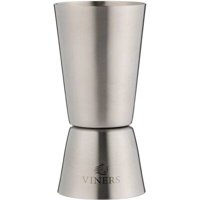Viners Stainless Steel Barware Double Jigger Measure Silver - Barware Viners Stainless Steel Barware Double Jigger Measure Silver - Barware