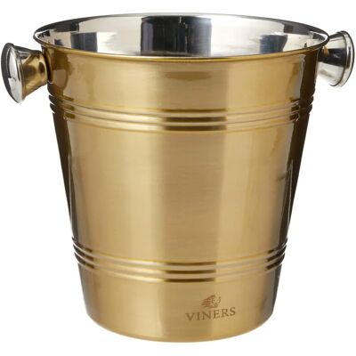 Viners Gold 1L Single Wall Ice Bucket - Barware Viners Gold 1L Single Wall Ice Bucket - Barware