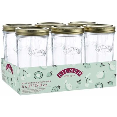 Kilner Wide Mouth Preserve Jar Set - Preserve Jar Kilner Wide Mouth Preserve Jar Set - Preserve Jar