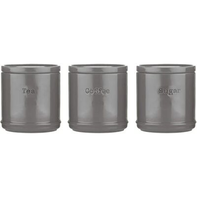 Price & Kensington Accents Kohle Tee Kaffee Zuckerdosen - Küchendosen Price & Kensington Accents Kohle Tee Kaffee Zuckerdosen - Küchendosen