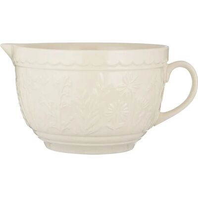 Mason Cash In The Meadow Batter Bowl - White - 1.9L - Kitchenware Mason Cash In The Meadow Batter Bowl - White - 1.9L - Kitchenware