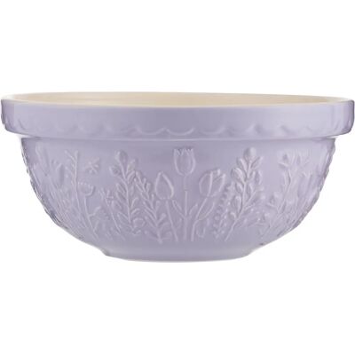 Mason Cash Lilac Embossed Blumen 2L Rührschüssel - Küchenutensilien Mason Cash Lilac Embossed Blumen 2L Rührschüssel - Küchenutensilien