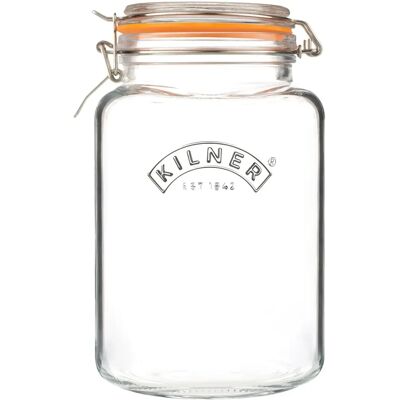 Kilner Kvadratigt cliplock-glas - Glas Kilner Kvadratigt cliplock-glas - Glas