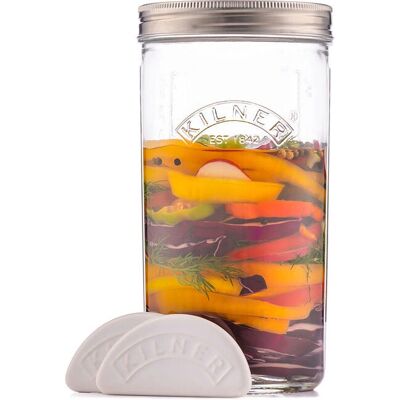 Kilner 65025083 glasskrukke Transparent - Fermentering og oppbevaring Kilner 65025083 glasskrukke Transparent - Fermentering og oppbevaring