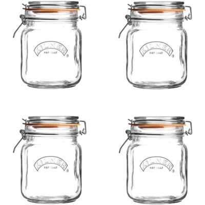 Kilner 0025.542A Glass Cliptop Jars Kilner 0025.542A Glass Cliptop Jars