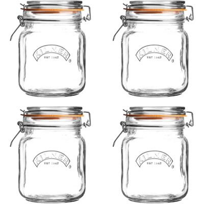 Kilner 0025.542A Barattoli in Vetro Cliptop Kilner 0025.542A Barattoli in Vetro Cliptop