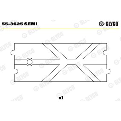 GLYCO Modelo 55-3625 - Cojinete de biela GLYCO Modelo 55-3625 - Cojinete de biela