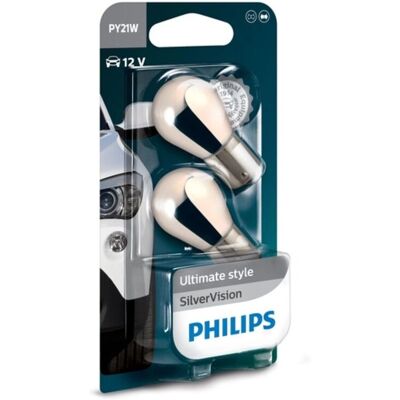 Philips PY21W Silver Vision - Bec auto Philips PY21W Silver Vision - Bec auto