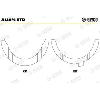 Glyco 021105635 Kit d'Ecartement pour VW Audi Porsche Glyco 021105635 Kit d'Ecartement pour VW Audi Porsche